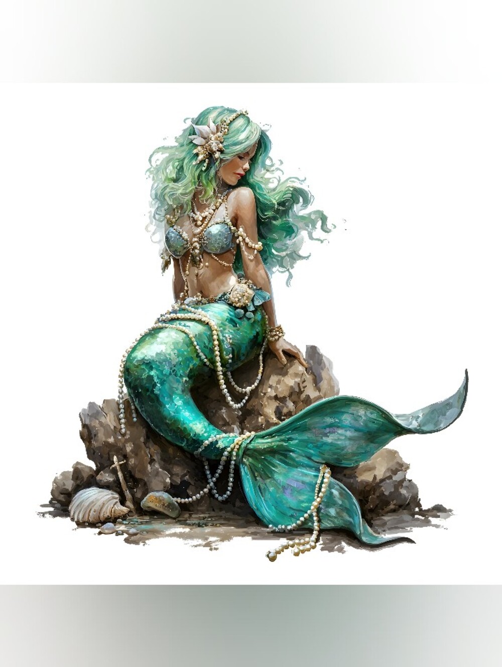 3pc=MERMAID PRINTED TOTE BAGS SPECIAL ONLY 3 AVALIBLE FOR SALE